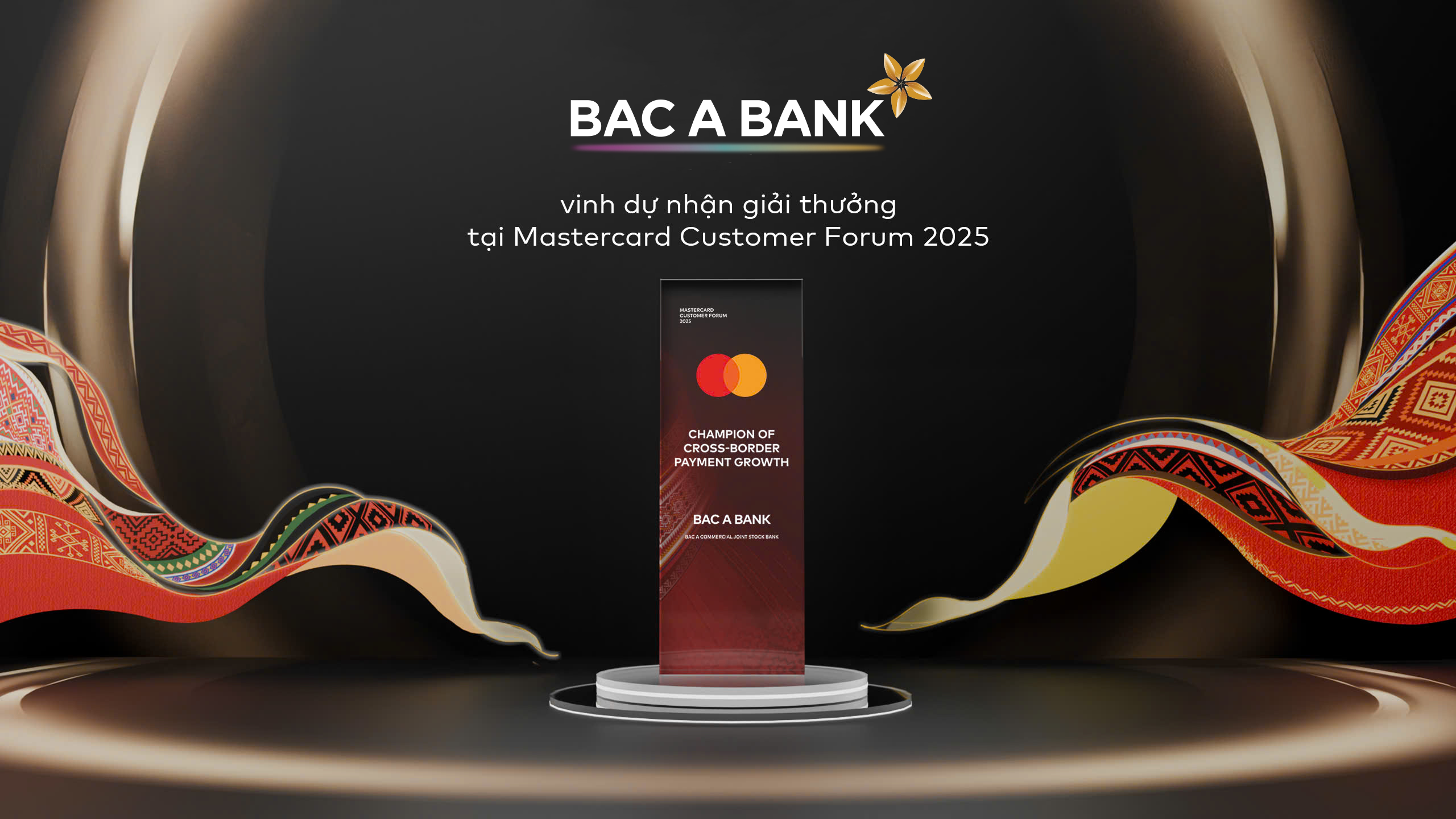 Thẻ tín dụng quốc tế Bac A Bank tăng trưởng ấn tượng, ghi dấu ấn tại sự kiện “Mastercard Customer Forum 2025”